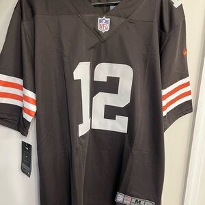 Nike Black and White Jersey Performance Shirt